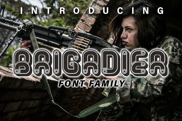 Brigadier: A Bold Typeface for Impactful Design
