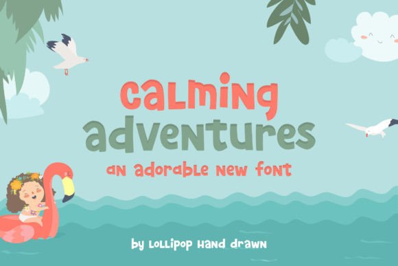 Calming Adventures: A Modern Display Typeface