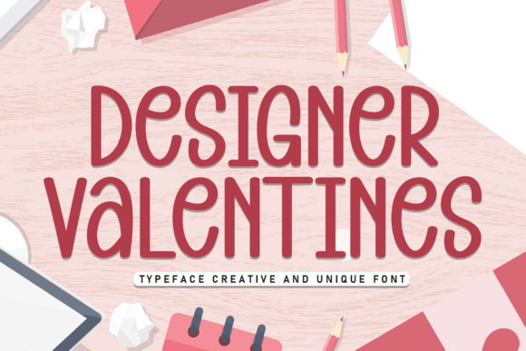 Designer Valentines: A Charming Handwritten Font for Creative Projects