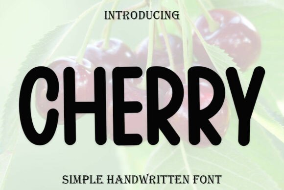 Discover the Warmth of the Cherry Handwritten Font
