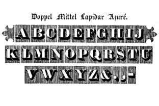 Doppel Mittel Lapidar Azure: A Bold, Vintage-Inspired Display Font