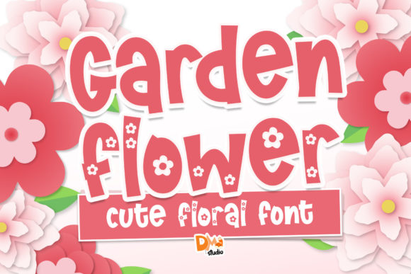Garden Flower: A Chic Floral Display Font for Creative Projects