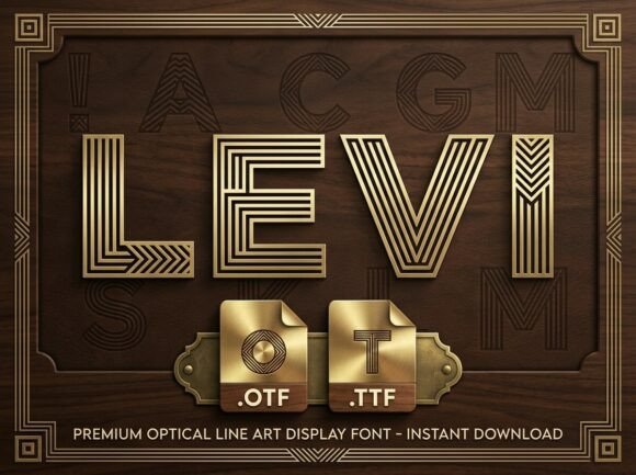 Levi: A Premium Display Font for Timeless Design