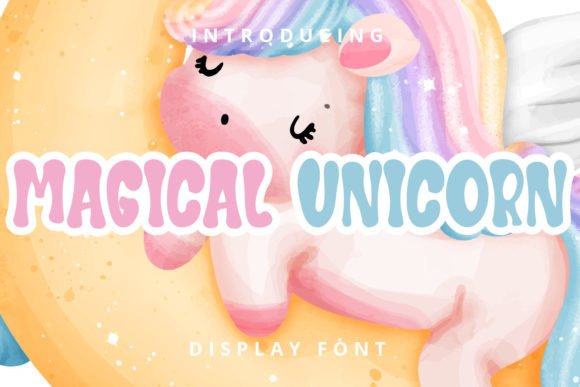 Magical Unicorn: A Fun Handmade Display Font