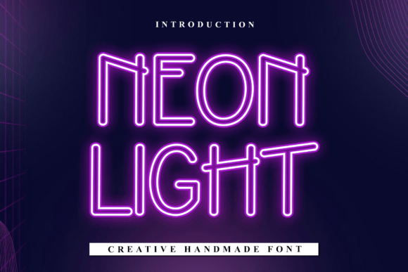 Neon Light: A Modern Font for High-Energy Design
