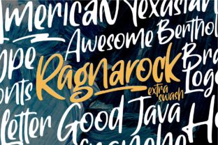 Ragnarock: A Bold Display Font for Modern Design