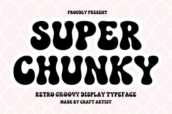 Super Chunky: Bold Retro Font for Eye-Catching Designs